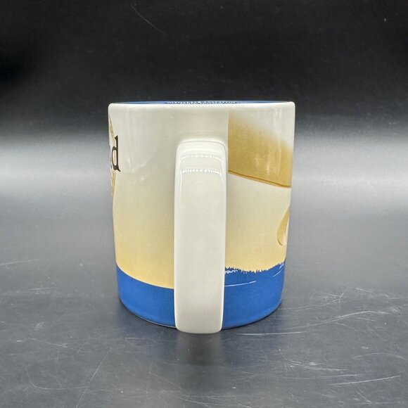 Starbucks Finland Global Icon Series Collector Coffee Mug Elk Blue Beige - Picture 3 of 9